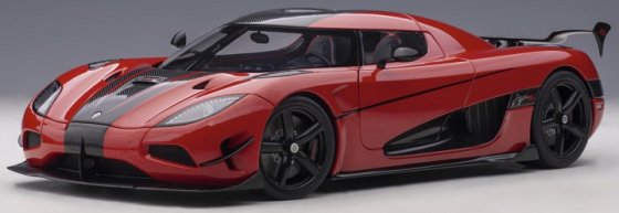 Koenigsegg AGERA RS CONVERTIBLE - HARD TOP 2015 , rouge ,noir