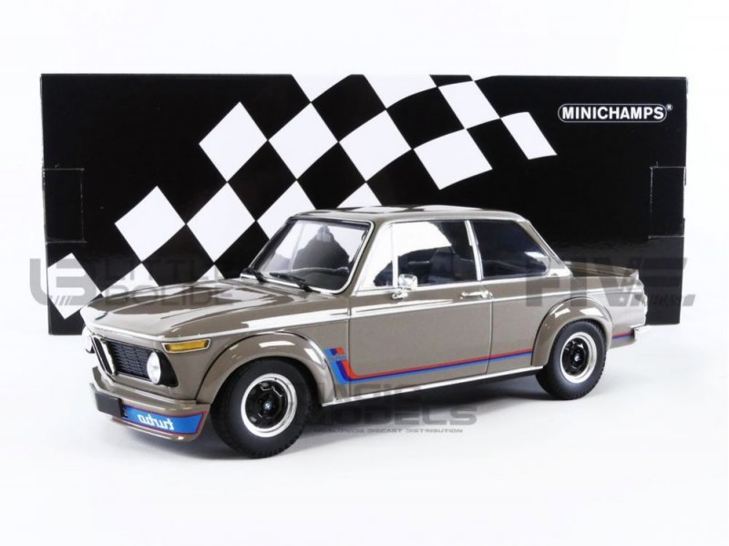 Schaalmodel Bmw 2002 Turbo - 1973 / Bruin 1/18 | Minichamps