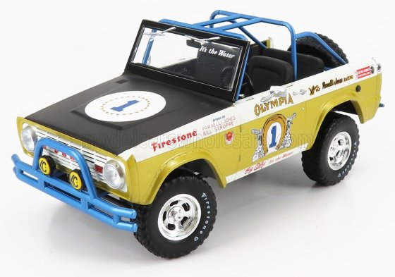 FORD USA - BRONCO N 1 BAJA 1970 - BIG OLY TRIBUTE EDITION - JAUNE / NOIR