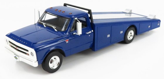 CHEVROLET - C-30 TRUCK RAMP CAR TRANSPORTER 1967 - BLEU