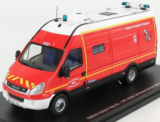 Modèle réduit Iveco Fiat New Daily 50-18 Van SDIS 36 Sapeurs Pompiers Plongeurs 2019 1/43 Alerte