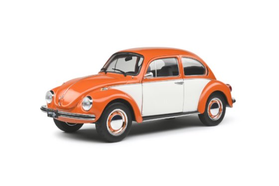 Volkswagen Beetle 1303 , 1974, orange/blanc