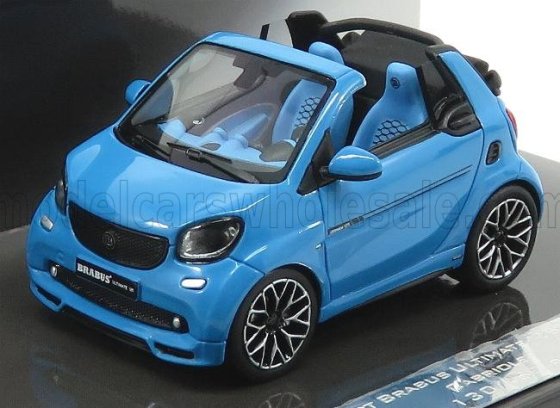 SMART - BRABUS ULTIMATE 125 CABRIOLET OPEN 2017 - BLEU MET