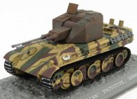 TANK - FLAKPANZER 341 COELIAN PROTOTYPE GERMANY 1945 - CON VETRINA - WITH SHOWCASE - MILITARY CAMOUFLAGE