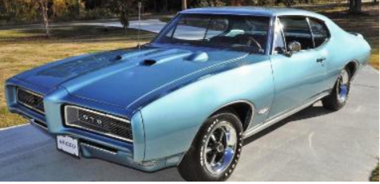 Schaalmodel Pontiac Gto Hardtop (hemmings), 1968, Meridian Turquoise 1/18