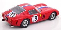 FERRARI 250 GTO COUPE ch.3705gt TEAM PIERRE NOBLET N 19 2nd 24h LE MANS 1962 J.GUICHET - P.NOBLET