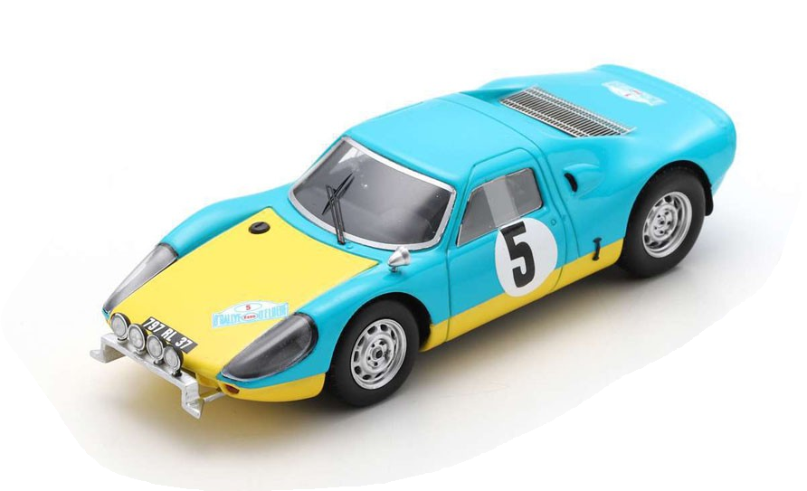 "PORSCHE 904 GTS N°5 WINNER RALLYE D'ELBEUF 1967 