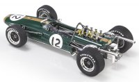 BRABHAM - F1 BT19 N 12 WINNER FRENCH GP JACK BRABHAM 1966 WORLD CHAMPION - CON VETRINA - WITH SHOWCASE