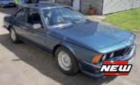 BMW 635 CSi 1982, turquoise foncé