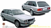 BMW 325i Touring 1991 , zilver
