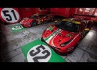 Ferrari 488 GTE LMGTE Team AF Corse Le Mans 2021 nr52,Miguel Molina en Daniel Serra
