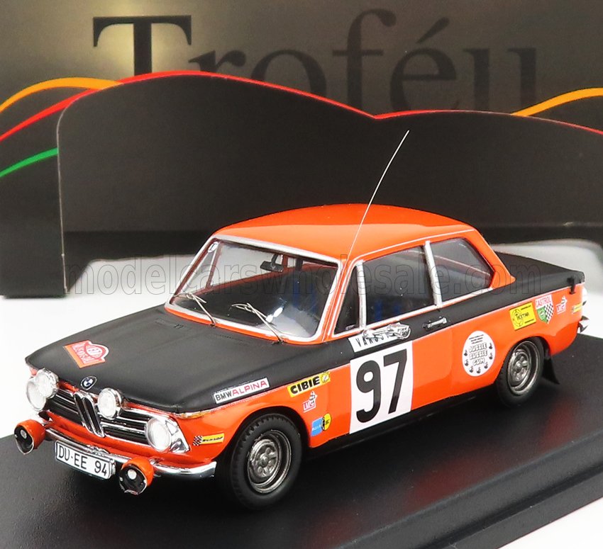 BMW 2002Ti Nr97 RALLY MONTECARLO 1970 A.WARMBOLD -