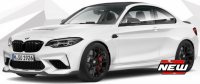 BMW M2 CS WITH BLACK WHEELS 2020, blanc ,noir