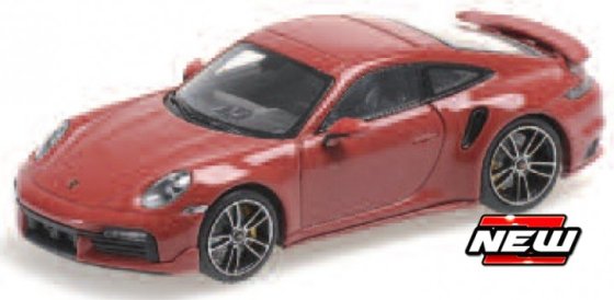 Porsche 911 (992) TURBO S COUPE SPORT DESIGN 2021, rouge