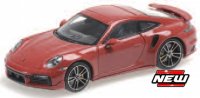 Porsche 911 (992) TURBO S COUPE SPORT DESIGN 2021, rouge