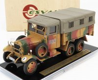 MERCEDES BENZ - G3A SD.KFZ. 70 WERMACHT TRUCK CLOSED - GERMAN ARMY WWII - 1935 - MILITARY KAKI CAMUFLAGE