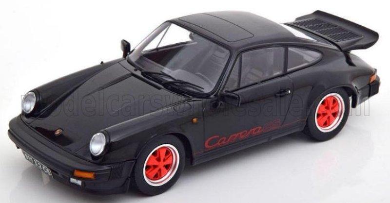 PORSCHE - 911 CARRERA 3.2 CLUBSPORT COUPE 1989 - zwart rood