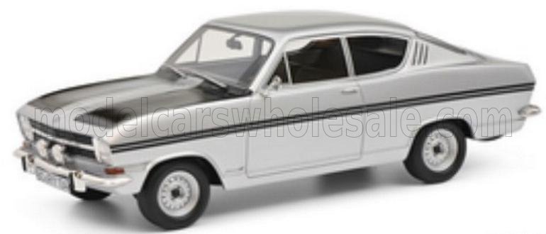 OPEL - KADETT B RALLY COUPE 1966 - ZILVER ZWARt