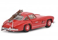 MERCEDES BENZ - 300SL COUPE GULLWING (W198) 1954 - CON SCI - ROUGE