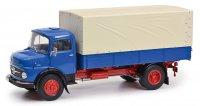 MERCEDES BENZ - L911 TRUCK TELONATO 1966 - BLEU  BEIGE