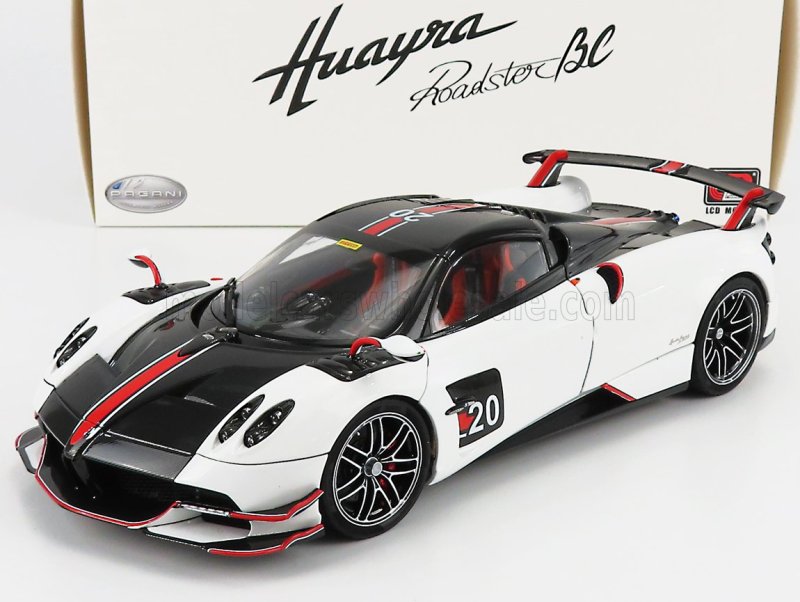 PAGANI - HUAYRA BC ROADSTER N 20 2017 - blanc , noir