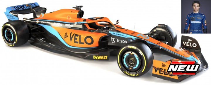 Mclaren MCL 36 #4 LANDO NORRIS 2022 with helmet