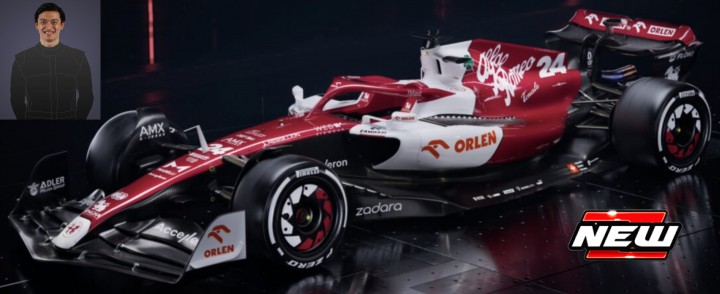 Alfa Romeo F1 TEAM ORLEN C42 #24 GUANYU ZHOU 2022 