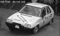 Skoda Favorit 136 L, No.4, Rallye Vala?skaá Zima, L.Krecek/M.Borivoj, 1989