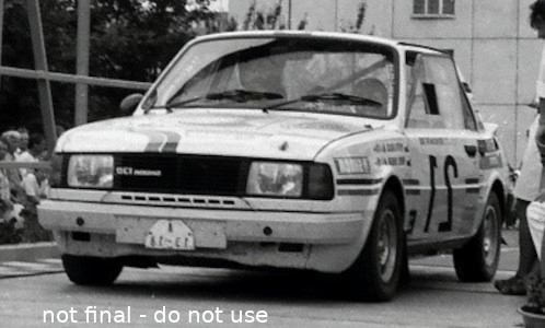 Skoda 130 L, No.21, Rallye Bohemia, P.Sibera/P.Gro