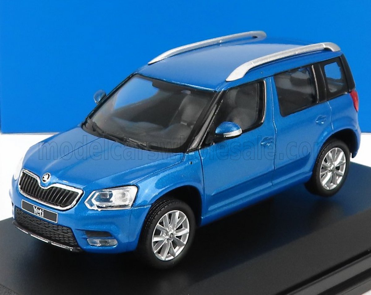 Schaalmodel Skoda - Suv Facelift 2013 Blauw 1/43