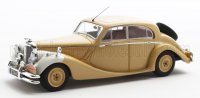 JAGUAR - MKV 3.5L Nr339 5th RALLY MONTECARLO 1953 C.VARD - A.JOLLEY - BEIGE, WIT