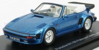 PORSCHE - 911 930 SE TURBO FLATNOSE CABRIOLET 1989 - BLEU