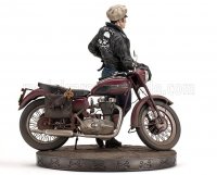 TRIUMPH - TUNDERBIRD MET MARLON BRANDO FIGUUR - TV SERIES , donker rood