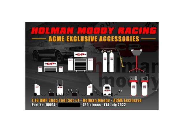 Gereedschap  Shop Tool Set #1 *Holman Moody, rood 