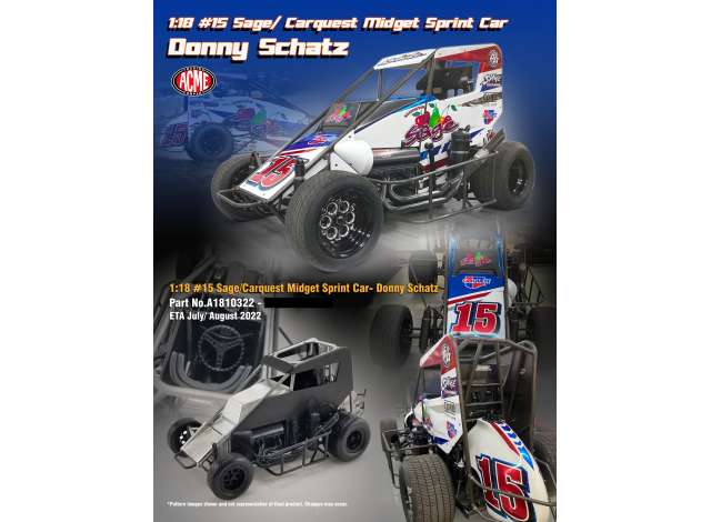 15 Sage/Carquest Midget Sprint Car *Donny Schatz*