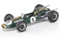 BRABHAM - F1 BT19 N 5 WINNER BRITISH GP JACK BRABHAM 1966 WORLD CHAMPION - CON VETRINA - WITH SHOWCASE