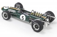 BRABHAM - F1 BT19 N 5 WINNER BRITISH GP JACK BRABHAM 1966 WORLD CHAMPION - CON VETRINA - WITH SHOWCASE