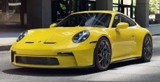 PORSCHE 911 (992) GT3 TOURING – 2022 – jaune , roues noir
