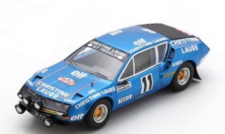 ALPINE A310 N°11 RALLYE MONTE CARLO 1977 G. FRÉQ