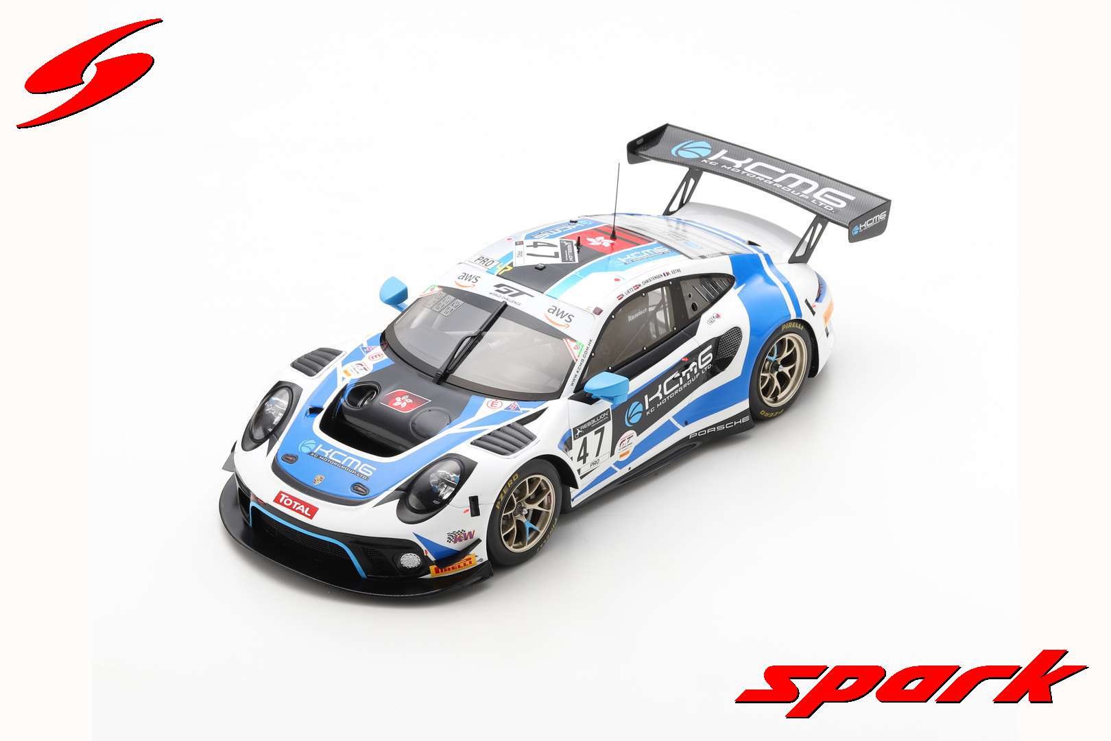 PORSCHE 911 GT3 R N°47 KCMG 24H Spa 2020 Lietz-Ch