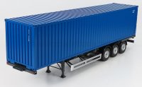 Aanhanger /  TRAILER FOR TRUCK WITH EUROPEAN SEA-CONTAINER 40" - BLUE