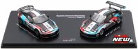PORSCHE DEALERMODEL Porsche 911 GT3 CUP #21 & 718 CAYMAN GT4 CLUBSPORT #20 - 2 CAR SET