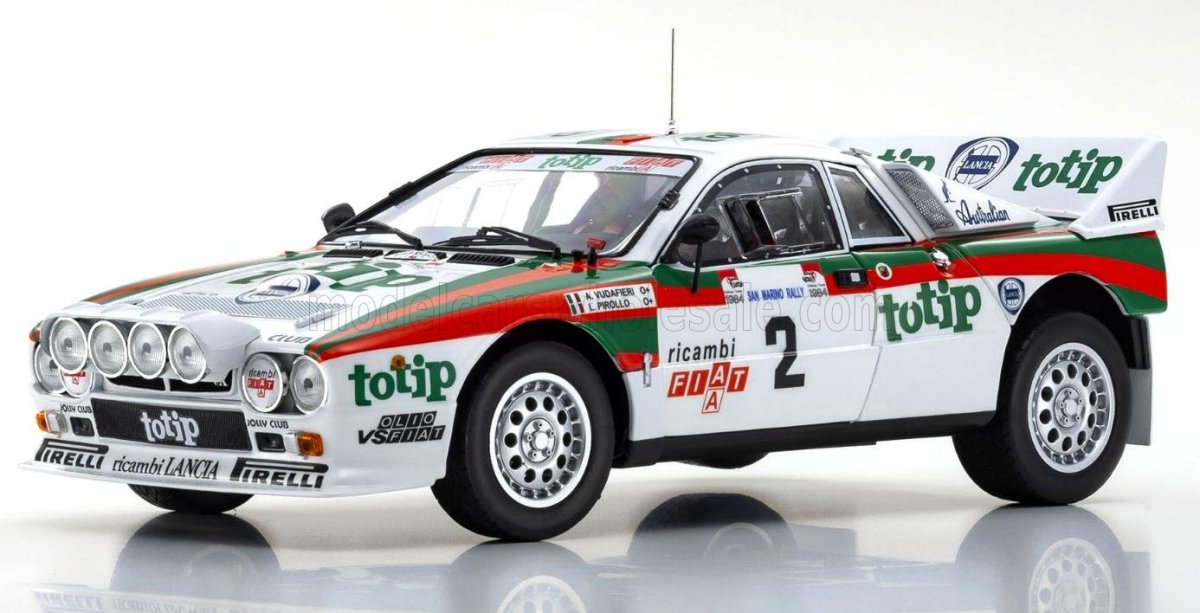 Schaalmodel Lancia - 037 Totip Rally San Marino 1984 A.vudafieri