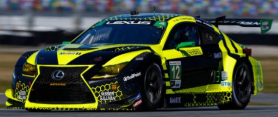 Lexus RC F GT3 No.12 Vasser Sullivan 24H Daytona 2021 , R. Megennis - Z. Veach - T. Bell - F. Montecalvo