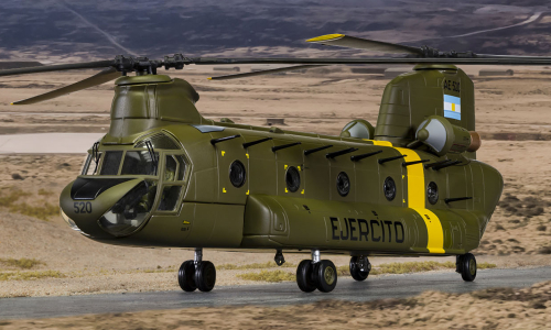 Boeing CH-47C Chinook, AE-520, Argentine Army, Cap