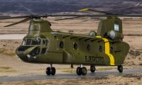 Boeing CH-47C Chinook, AE-520, Argentine Army, Captured by British Army, Falklands, 1982