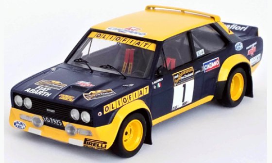 Fiat 131 Abarth, No.1, Olio Fiat, Rallye WM, Rallye Neuseeland, F.Bacchelli/F.Rossetti, 1977