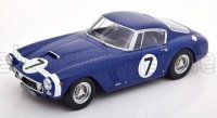 FERRARI - 250GT SWB COUPE N 7 GOODWOOD 1961 R.WALKER - BLAUW WIT