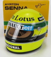 F1 CASCO HELM TEAM LOTUS 97T RENAULT TURBO N 12 SEIZOEN 1985 AYRTON SENNA