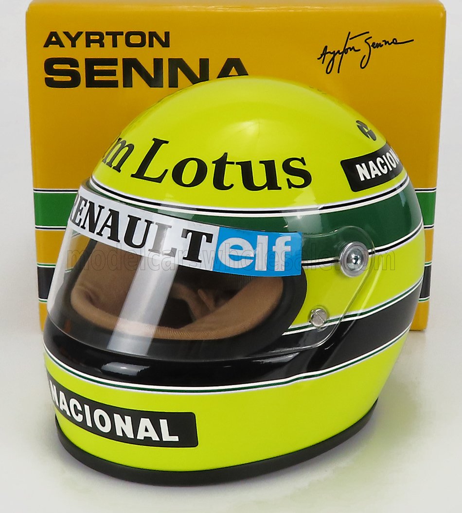 F1 CASCO HELM TEAM LOTUS 97T RENAULT TURBO N 12 SE